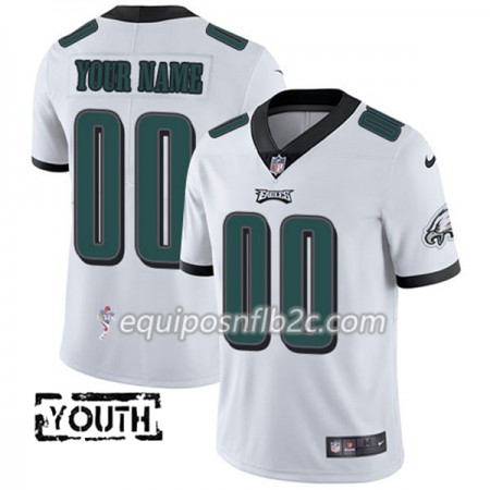 Camiseta Niño NFL Philadelphia Eagles Personalizar Blanco